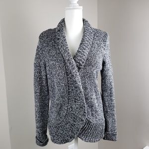 Talbots knit open cardigan sweater size large